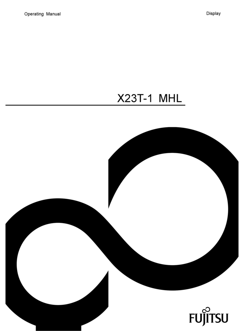 Fujitsu X23T-1 MHL User manual