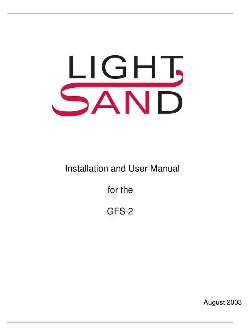 LightSand GFS-2 Installation and user manual