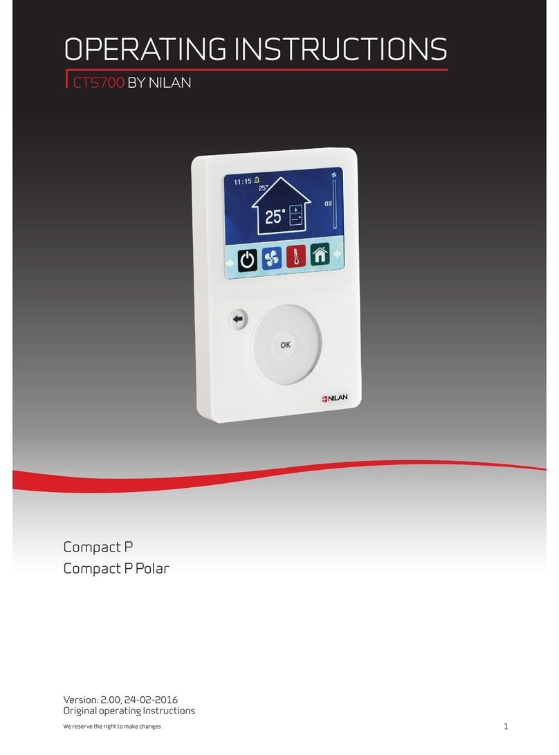 nilan Compact P CTS700 operating instructions