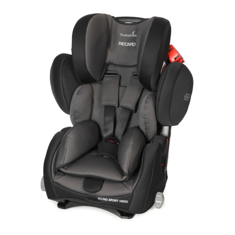 Thomashilfen RECARO Sport HERO Reha Instructions for assembly and use