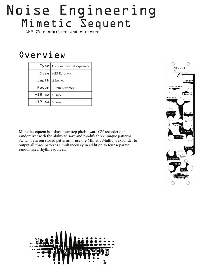 Noise Engineering Mimetic Sequent manual