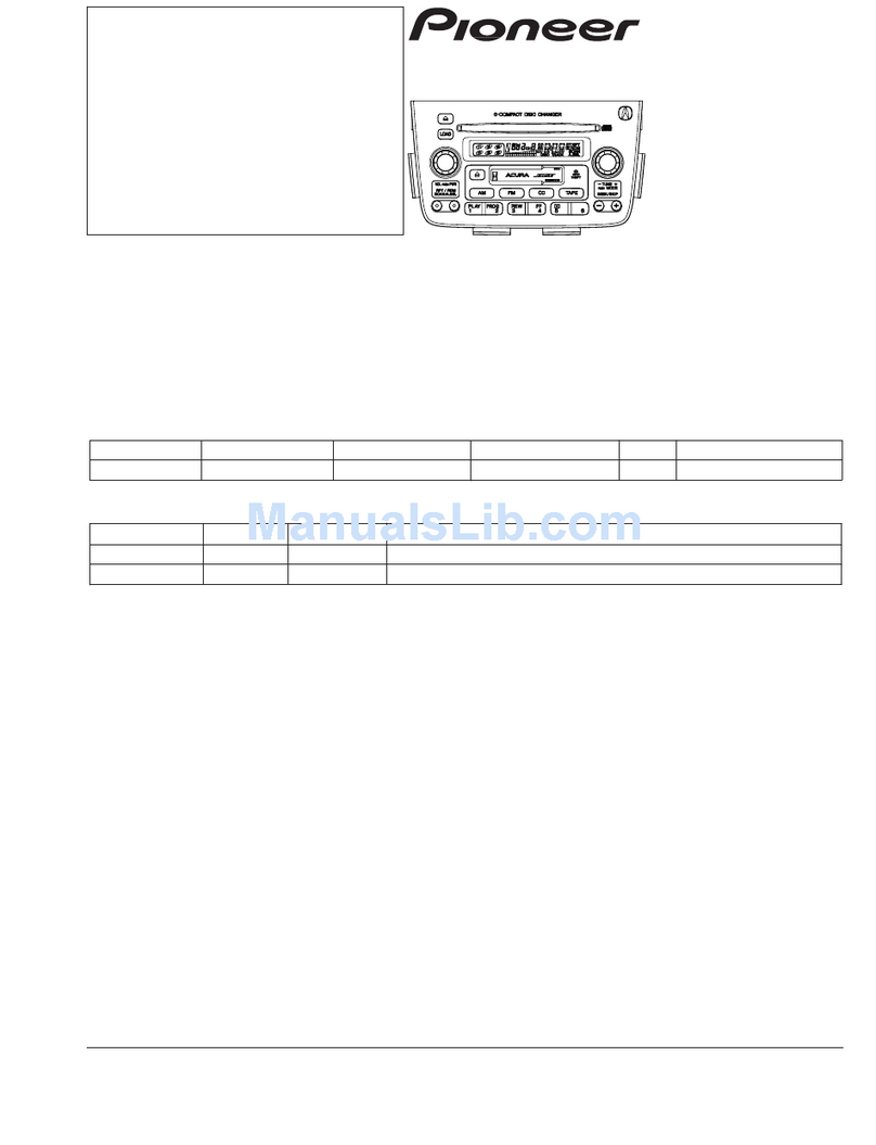 Pioneer FX-MG6006 Service manual