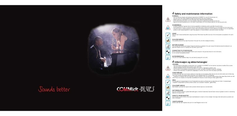 Commidt BLUES user manual