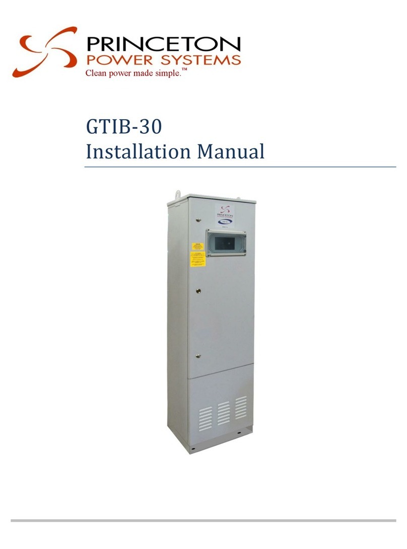 Princeton GTIB-30 installation manual