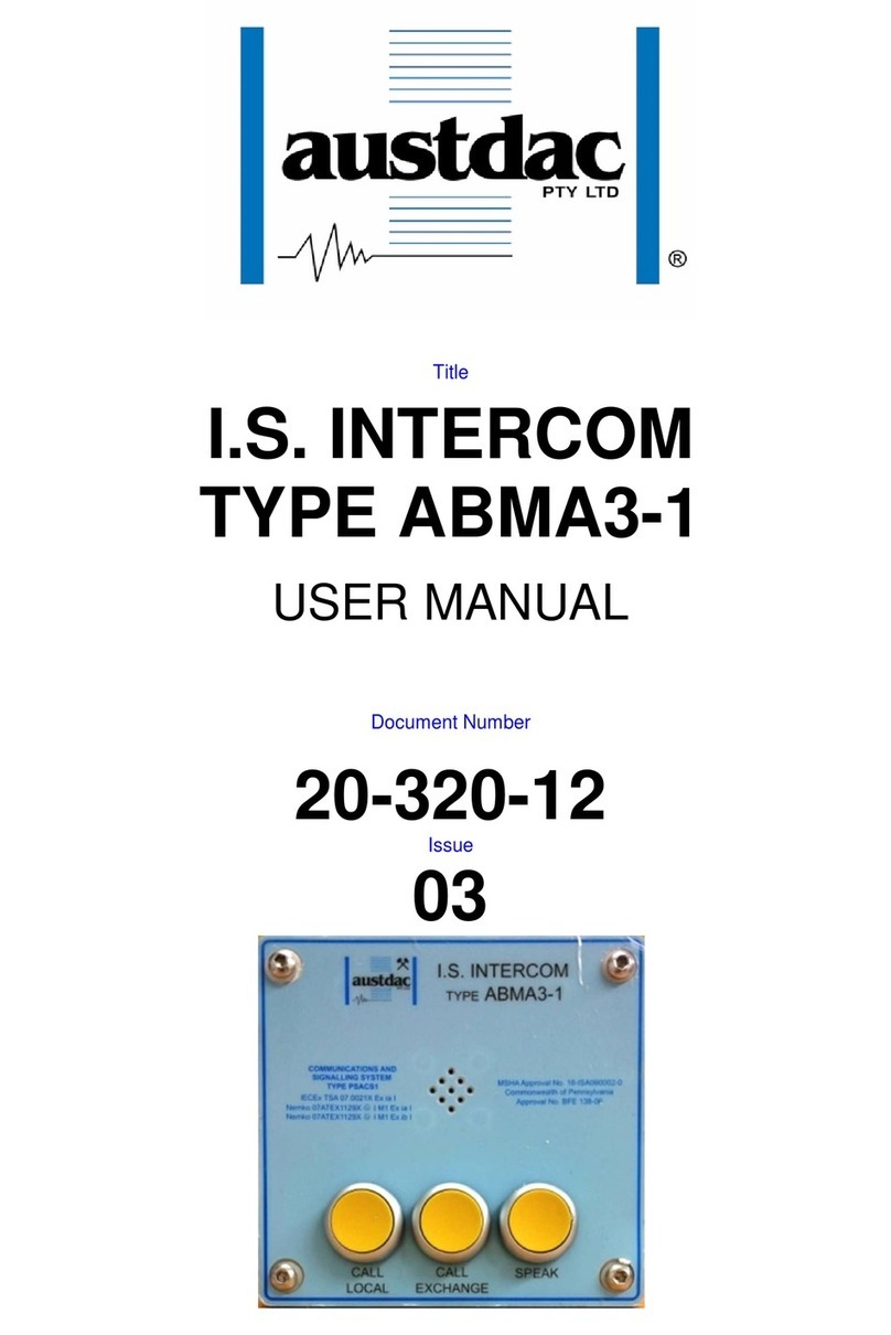 Austdac ABMA3-1 User manual