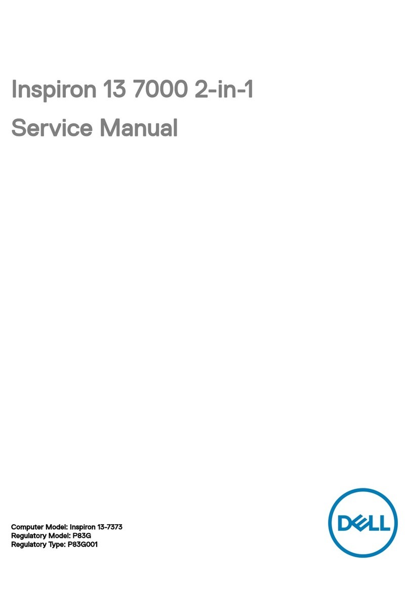 Dell 13 7000 2-in-1 Service manual
