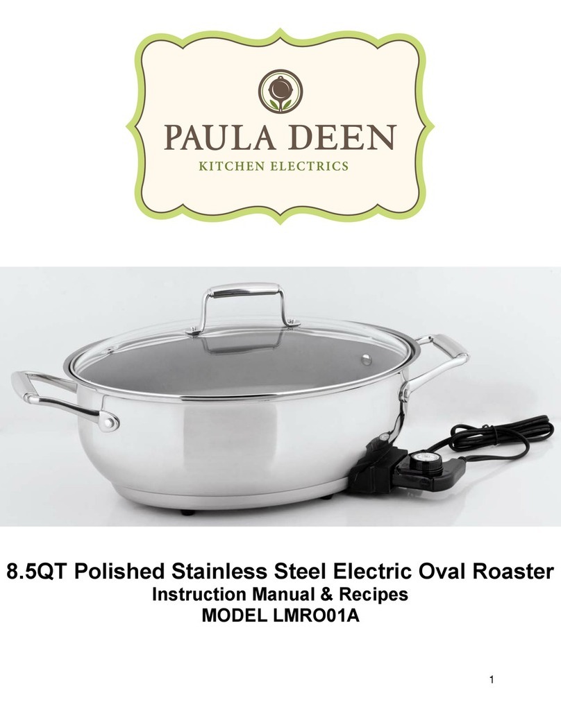 Paula Deen LMRO01A Instruction manual & recipes