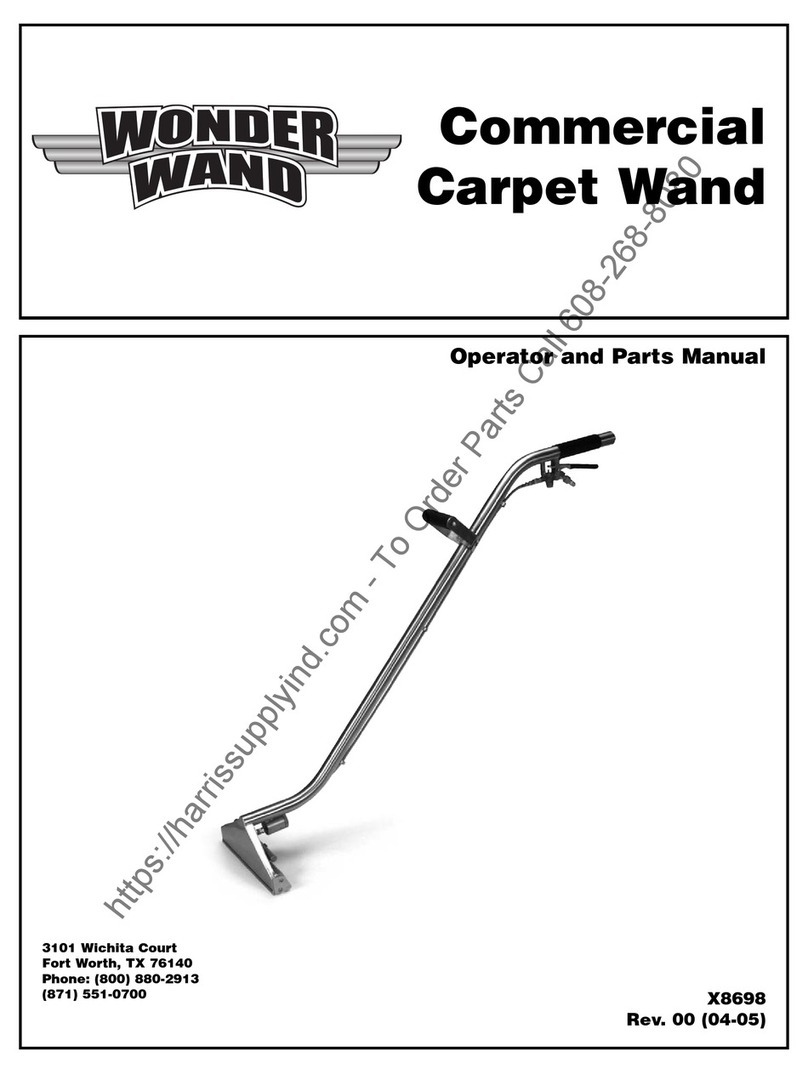 Powr-Flite WONDER WAND Operator and parts manual
