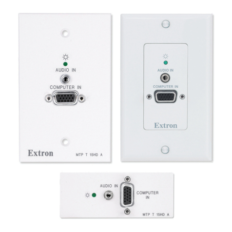 Extron electronics MTP T 15HD A User manual