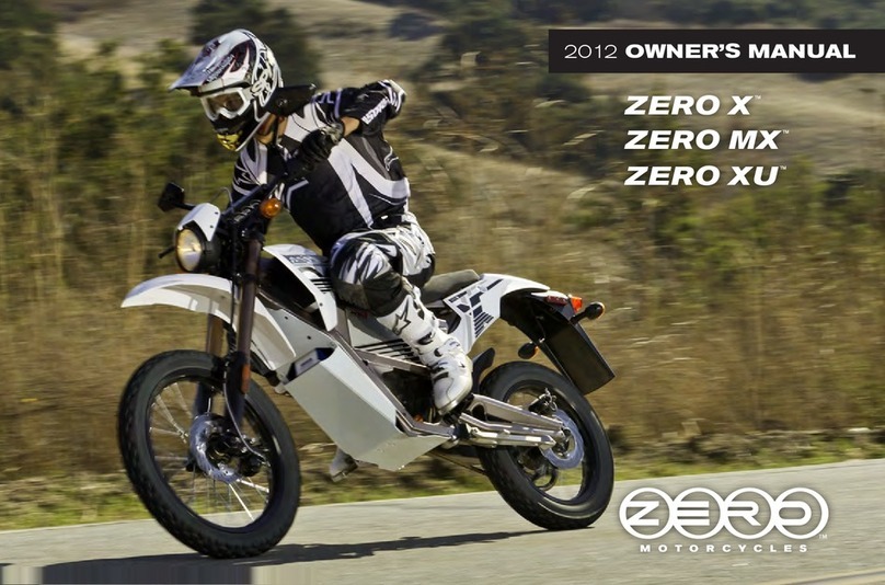 Zero Motorcycles XU 2012 User manual