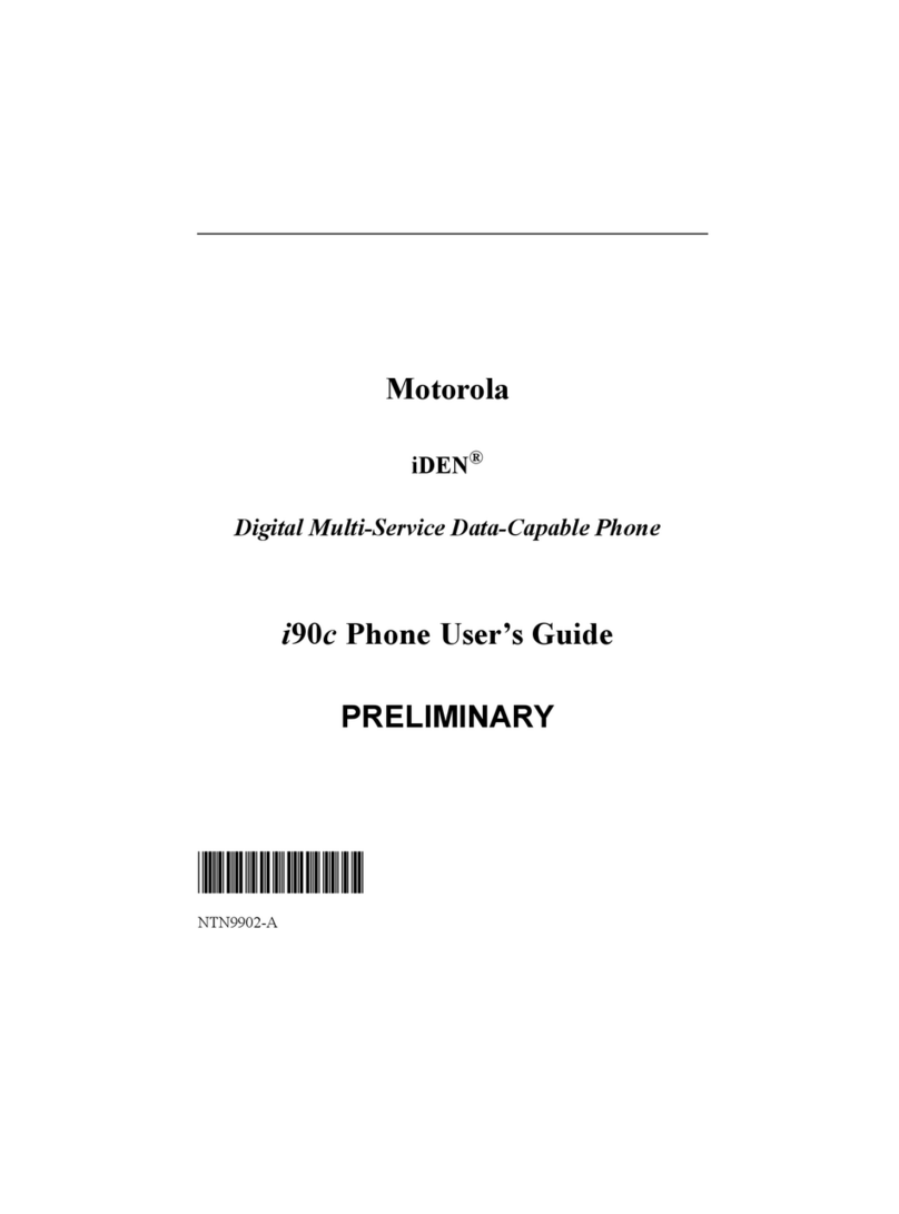 Motorola i90c User manual