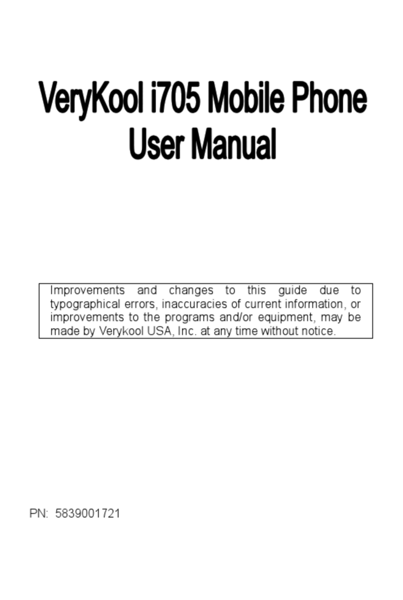 Verykool i705 user manual