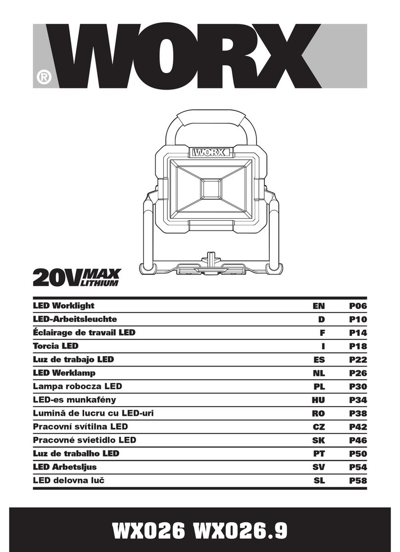 Worx WX026 User manual