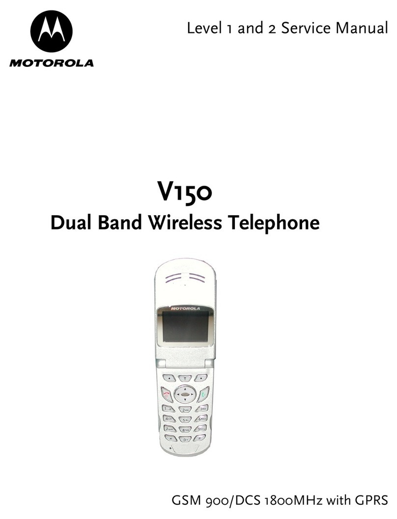 Motorola V150 Service manual