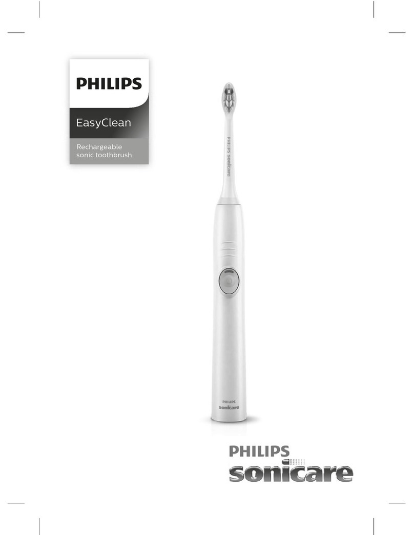 Philips Sonicare EasyClean HX6511 User manual Philips Sonicare EasyClean HX6511 User manual