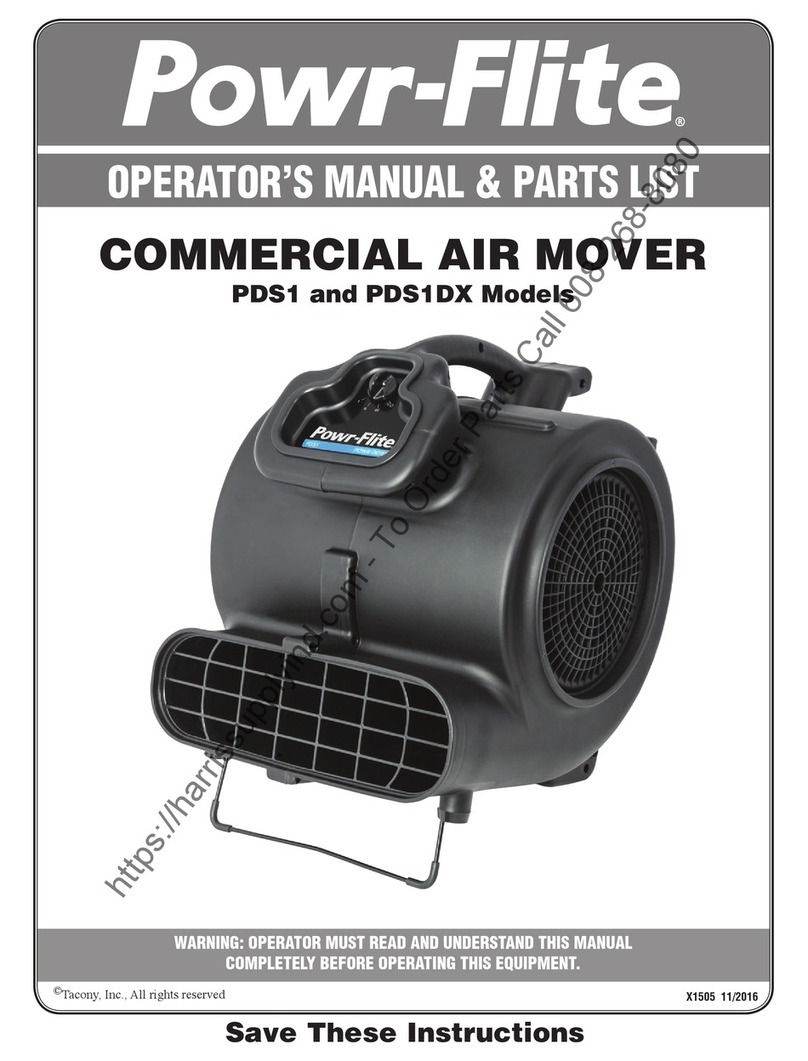 Powr-Flite PDS1 User manual