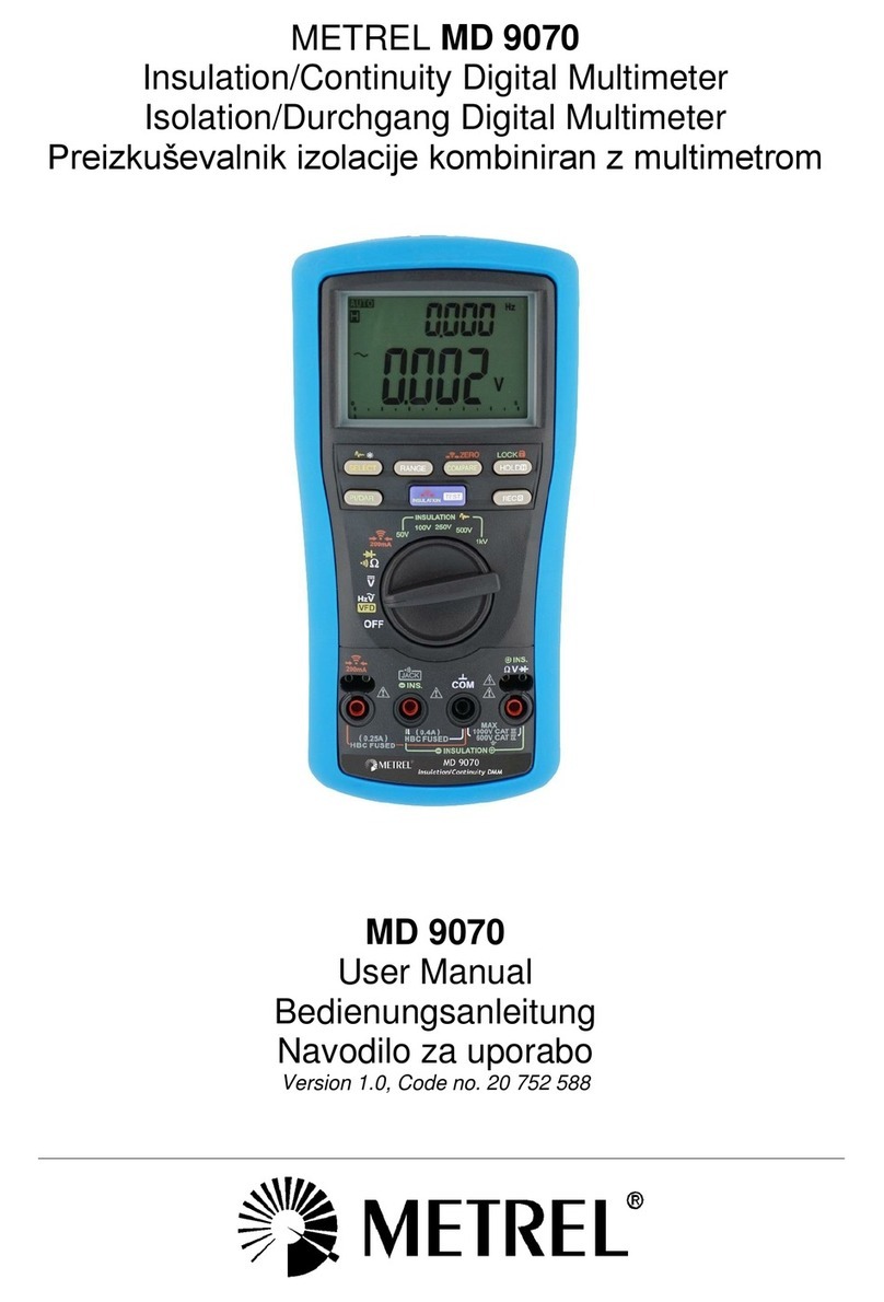METREL MD 9070 user manual