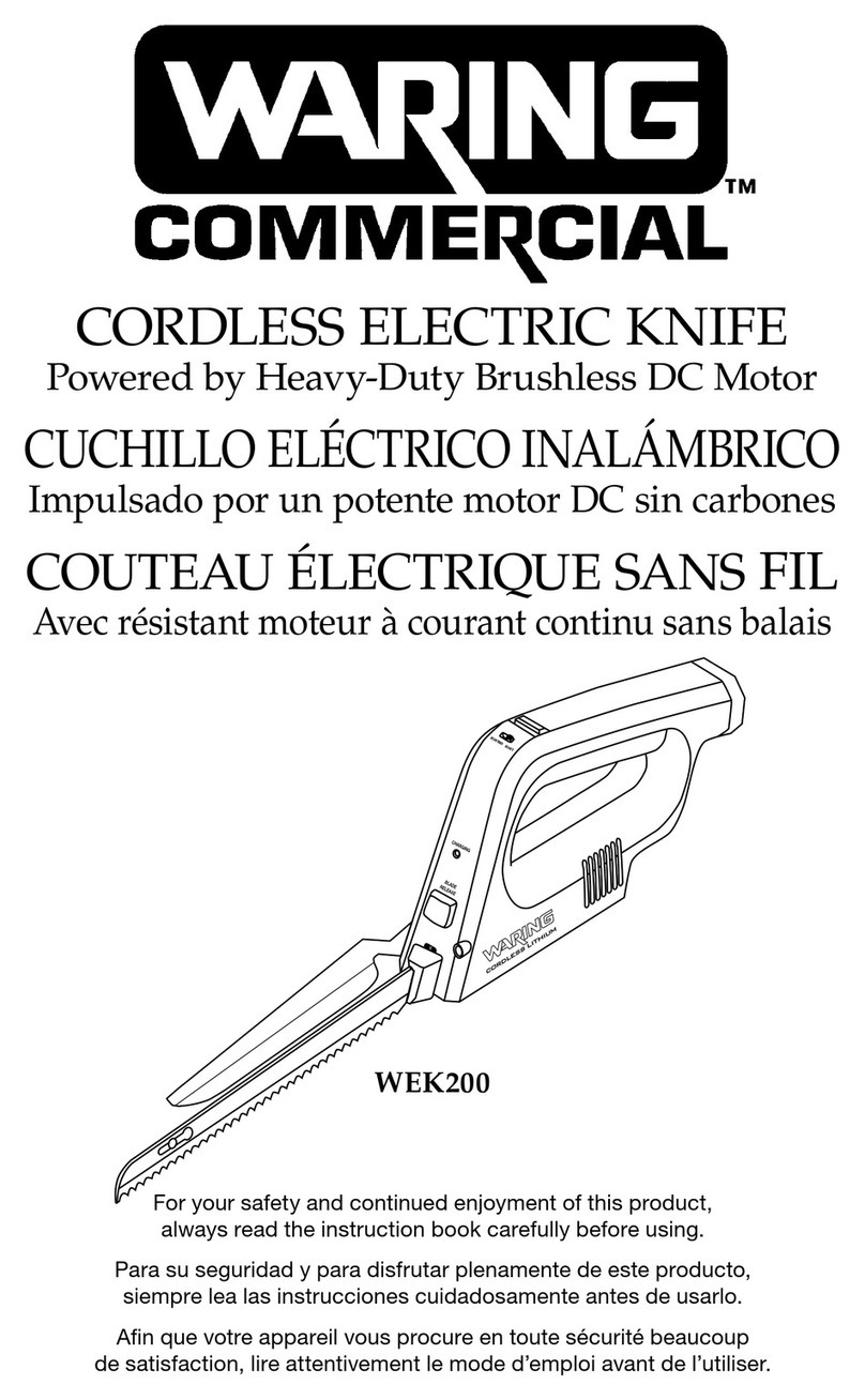 Waring WEK200 instructions
