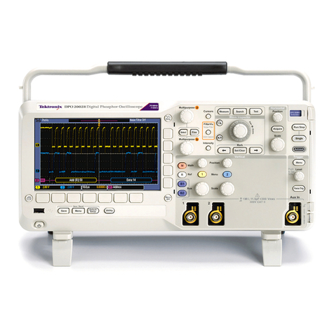 Tektronix DPO2012 Use and care manual
