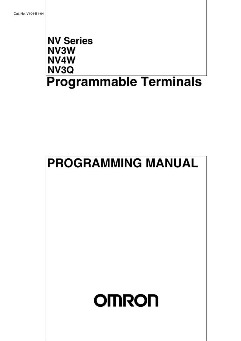 Omron NV Series Programming manual