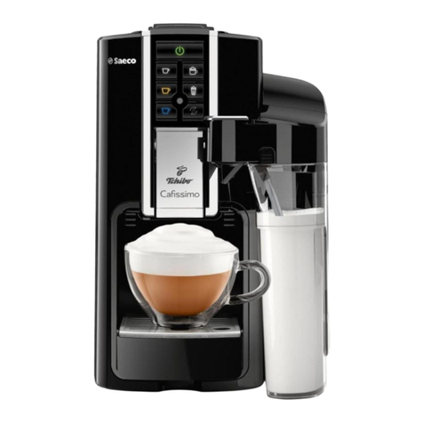 Saeco Tchibo Cafissimo Series HD8603 User manual Saeco Tchibo Cafissimo Series HD8603 User manual