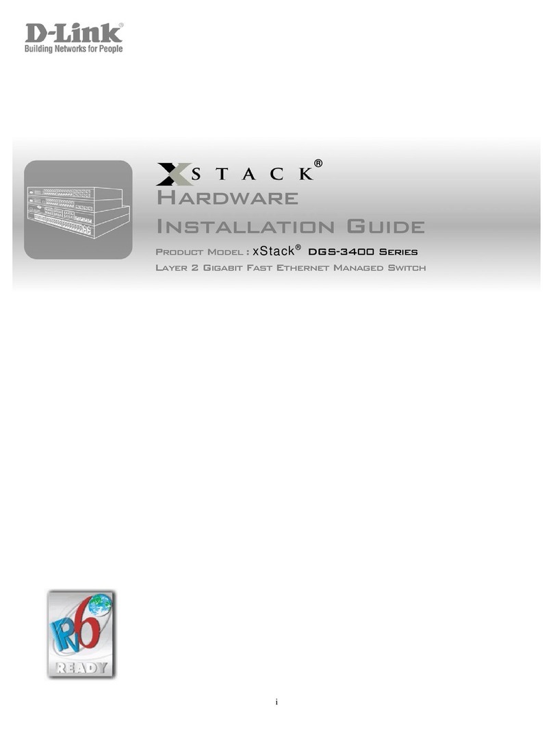 D-Link xStack DGS-3450 Manual
