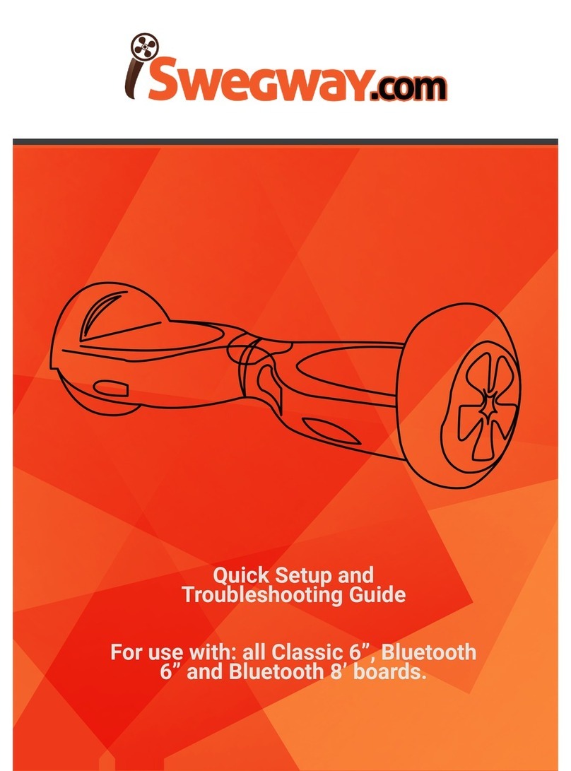 Swegway Classic 6" Quick setup and troubleshooting guide