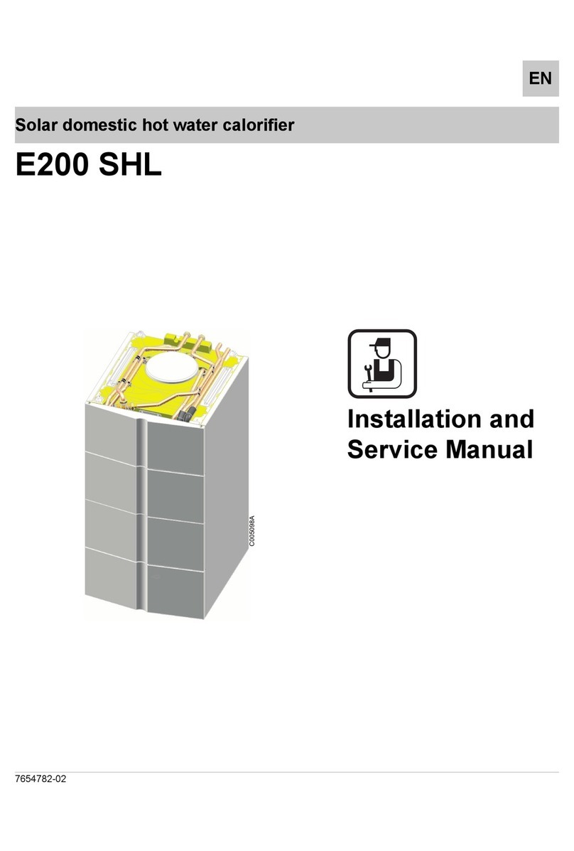 DeDietrich E200 SHL Manual