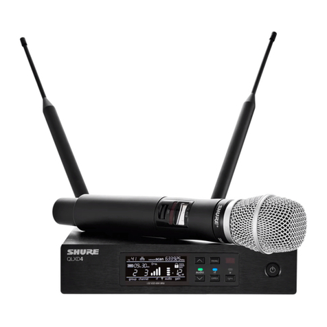 Shure QLX-D User manual Shure QLX-D User manual
