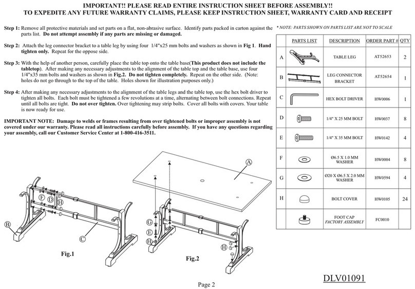 Shianco DLV01091 Assembly instructions
