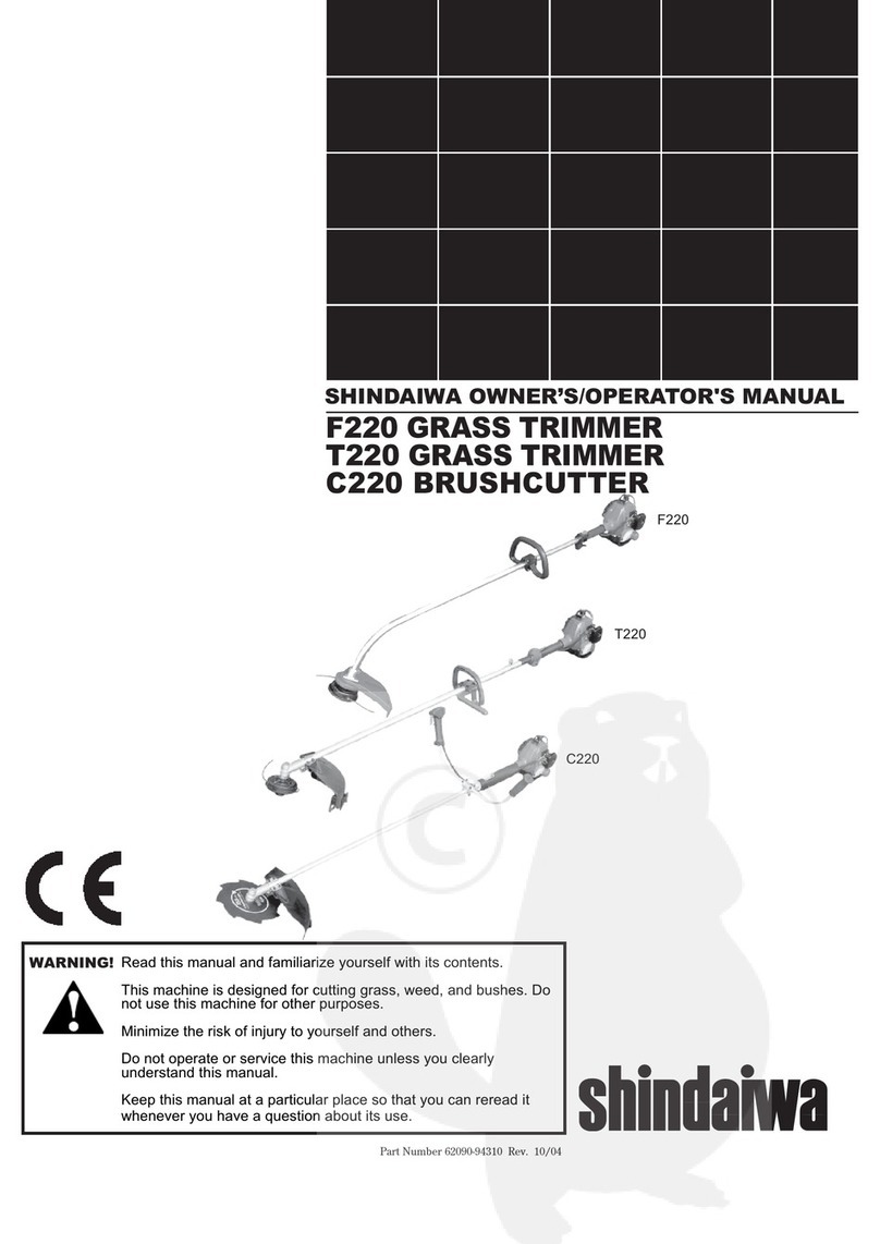 Shindaiwa F220 Owner's/operator's manual
