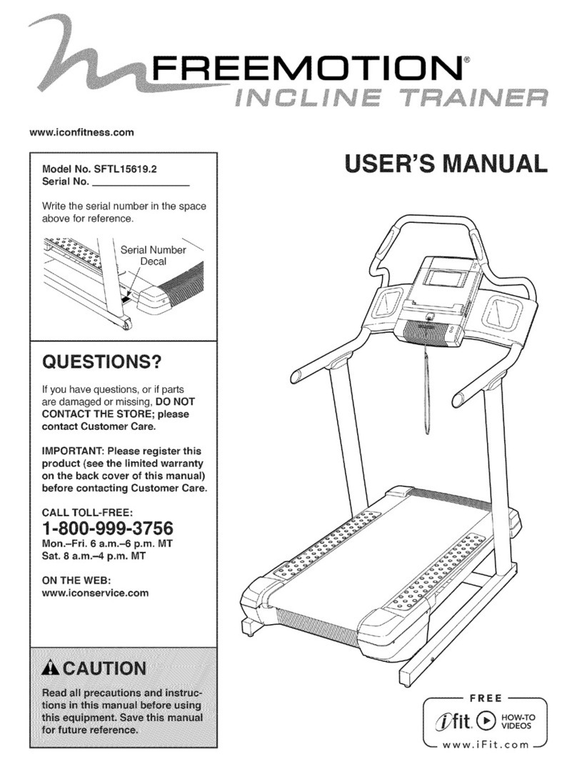 FREE MOTION SFTL15619.2 User manual