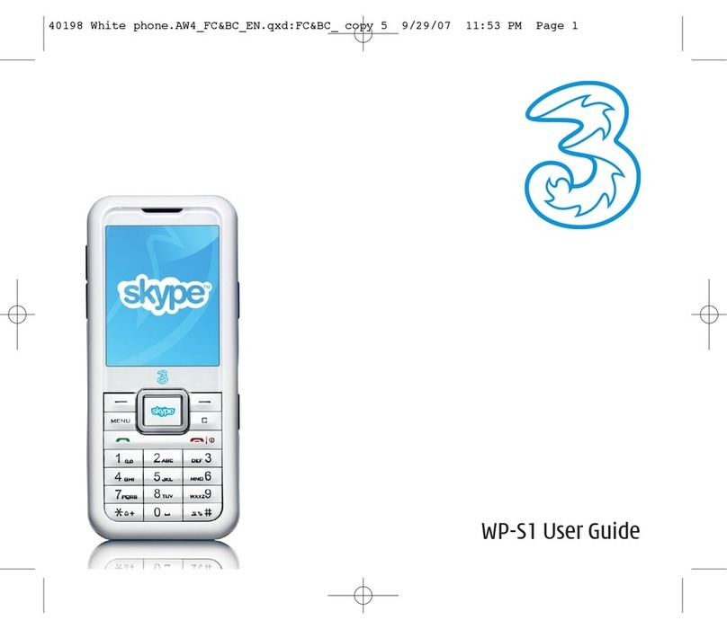 3 Skypephone WP-S1 user guide