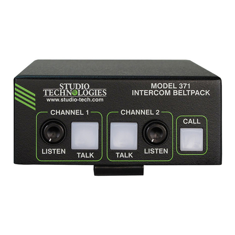 Studio Technologies 371 user guide
