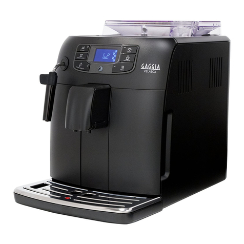 Gaggia VELASCA RI8260 User manual