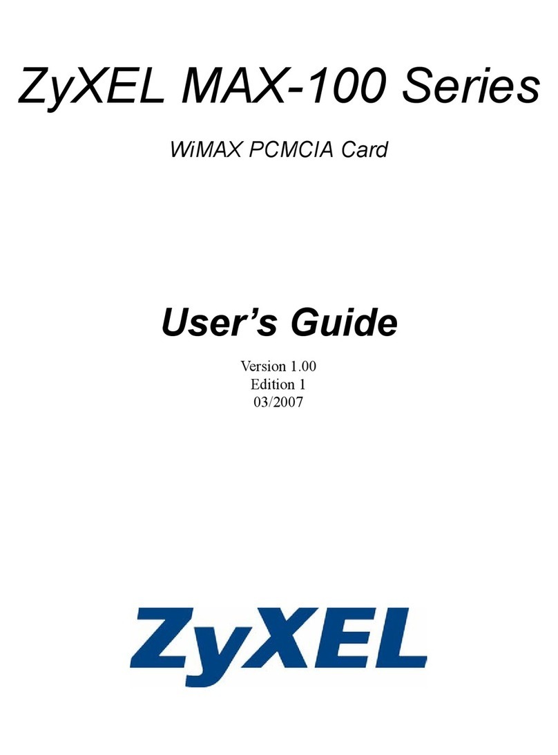 ZyXEL Communications MAX-100 Series user guide