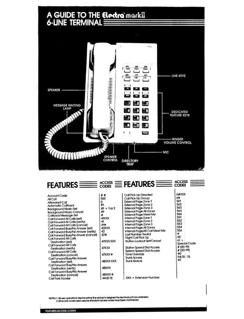 NEC Electra mark II User manual