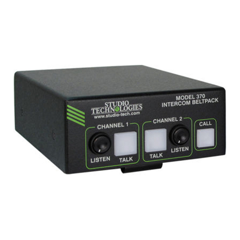 Studio Technologies 370 user guide