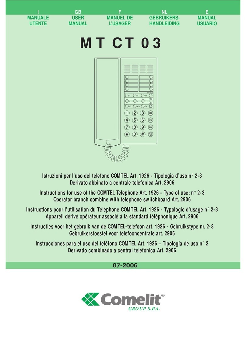 Comtel 1926 Instructions for use