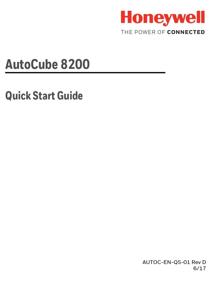 Honeywell AUTOCUBE 8200 User manual