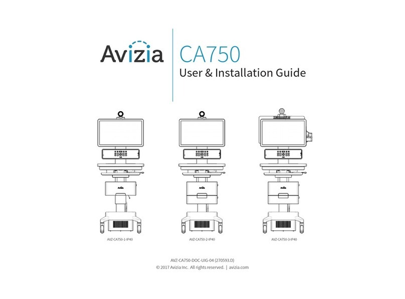 Avizia CA750 User and installation manual