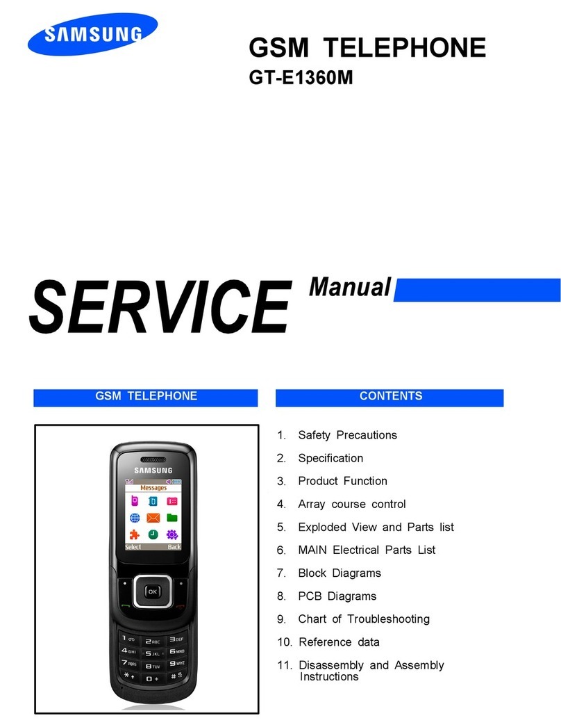 Samsung GT-E1360M Service manual
