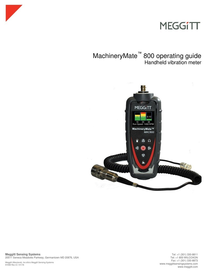 Meggitt MachineryMate 800 operating guide
