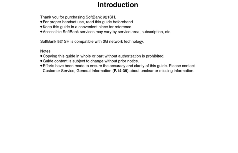 SoftBank 921SH user manual