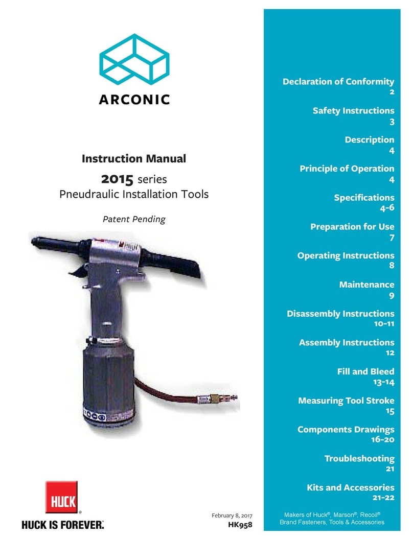 Arconic 2015 series User manual Arconic 2015 series User manual
