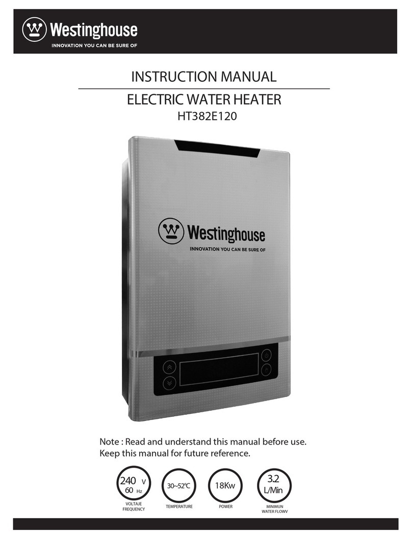 Westinghouse HT382E120 instruction manual