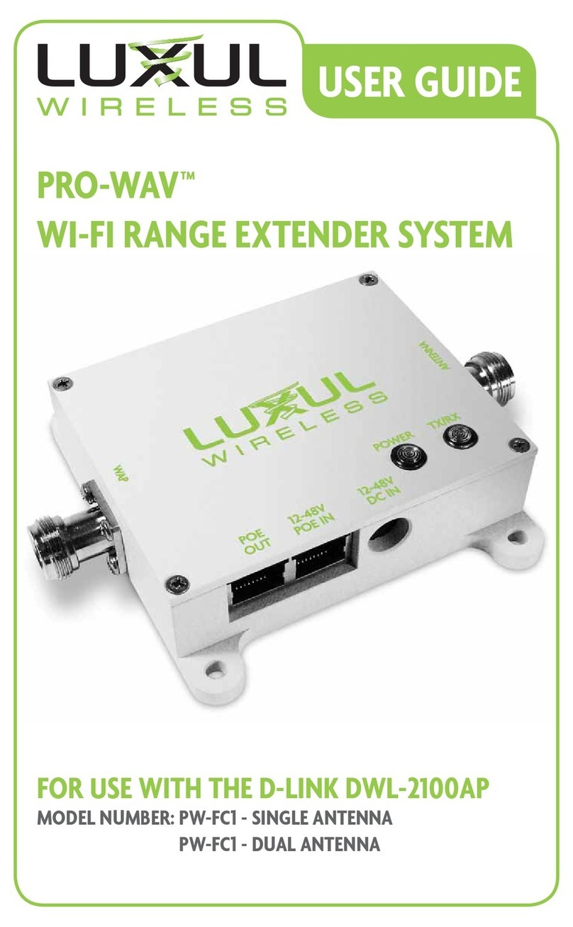 Luxul PW-FC1 - DUAL ANTENNA user guide