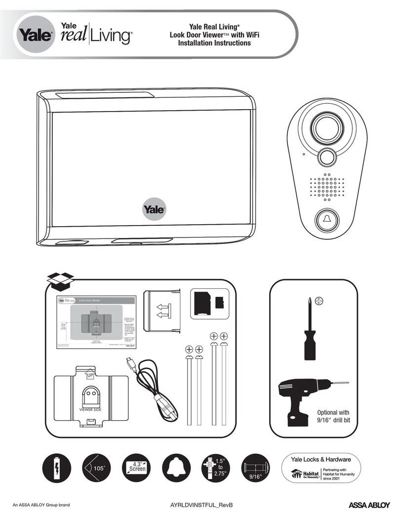 Yale Real Living Look Door Viewer User manual