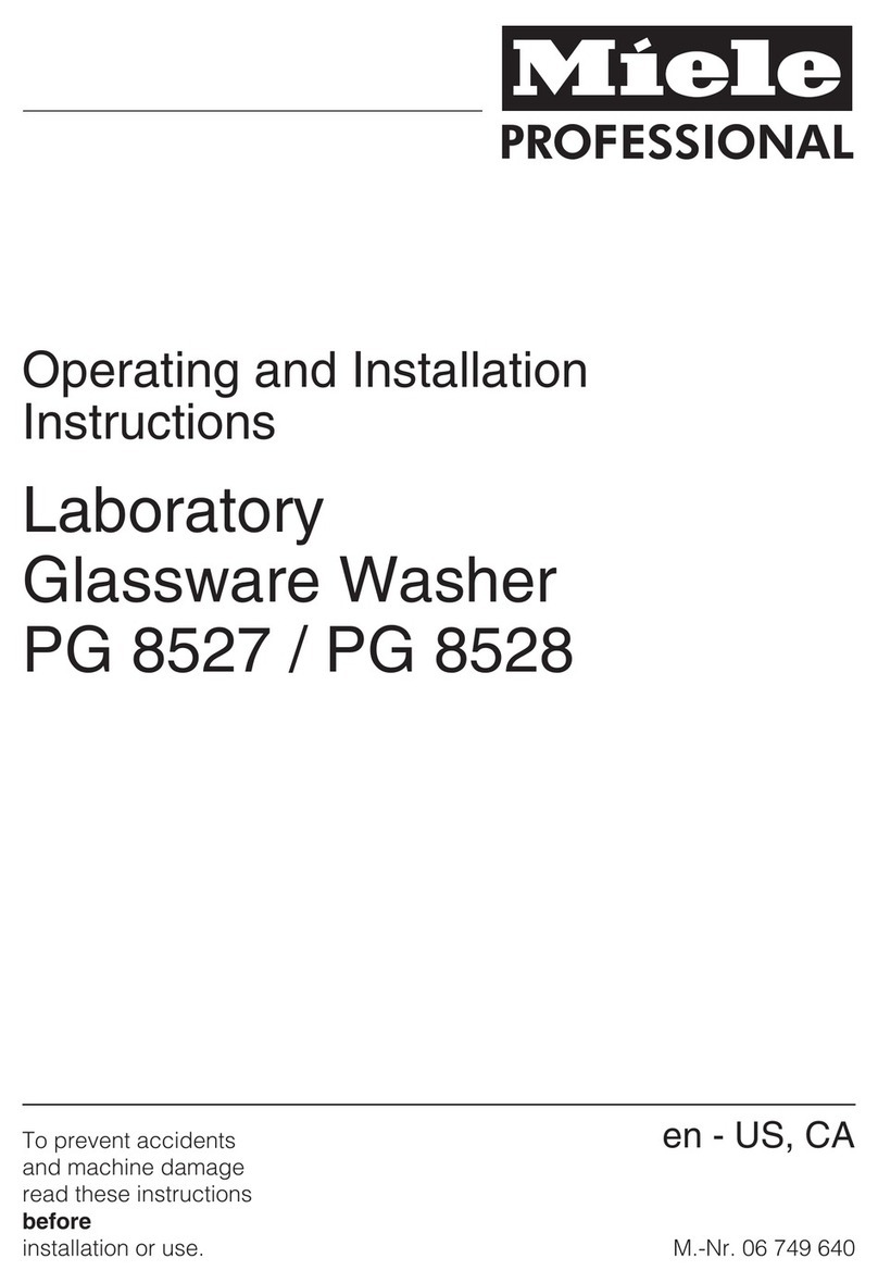 Miele PG 8527 Operating and installation instructions