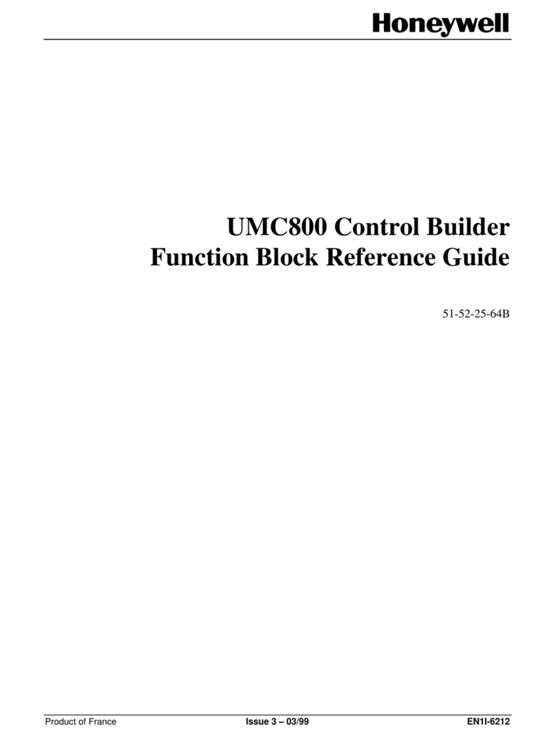 Honeywell UMC800 reference guide
